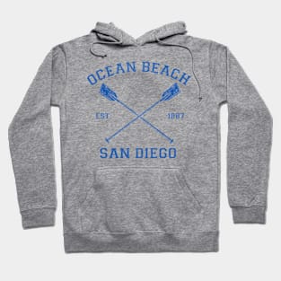 Vintage Ocean Beach San Diego Vacation graphic Hoodie